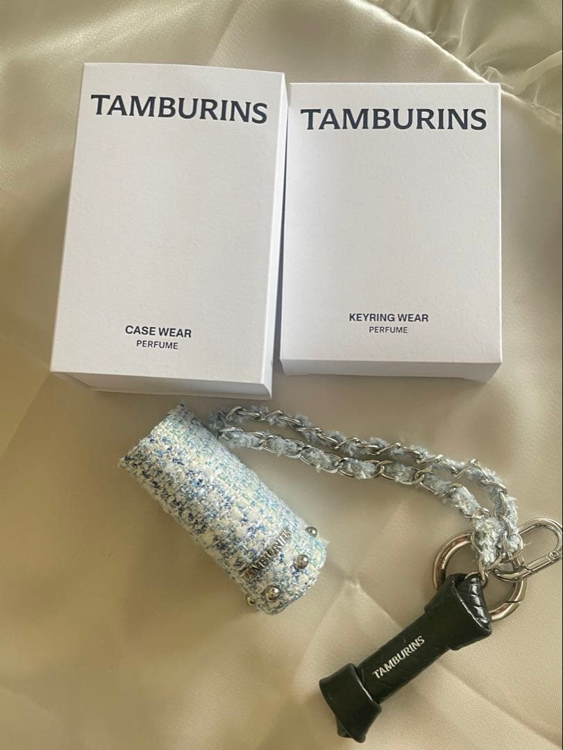 TAMBURINS キーリング　sunshine ケース ブルー タンバリンズ