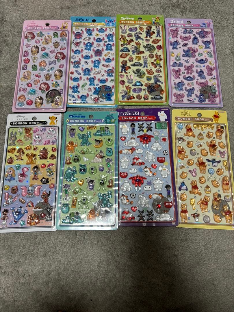 ボンボンドロップシール ディズニー 第二弾 コンプリートセット【国内正規品】