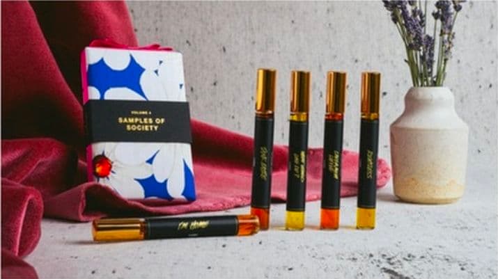 廃盤レア LUSH ラッシュ サンプルオブソサエティ 香水 限定ミニボトルセット