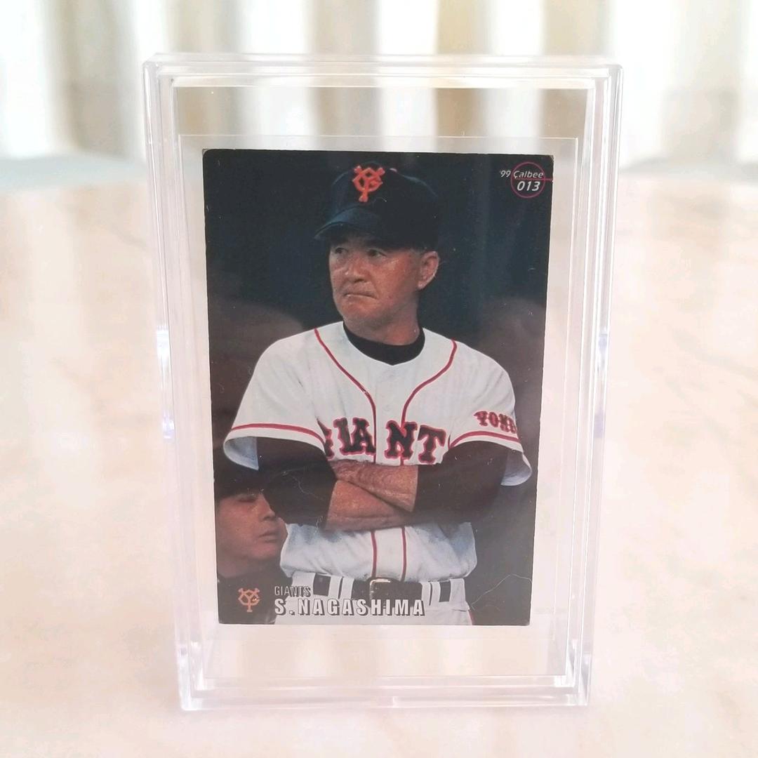 長島監督 プロ野球チップスカード 1999 Calbee 野球カード 長島茂雄 ポーズもカード映えする男！ 長嶋茂雄のパラレルカード！【MINT モール