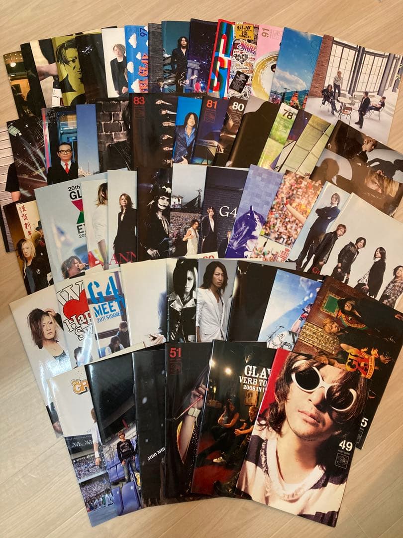 GLAYファンクラブHAPPY SWING会報セット - メルカリ