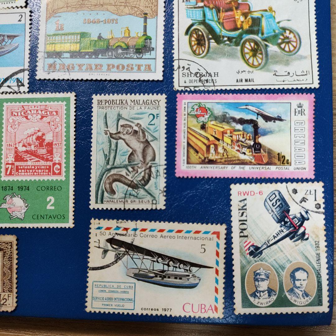 パンダ、蒸気機関車他、多国籍使用済切手 - メルカリ