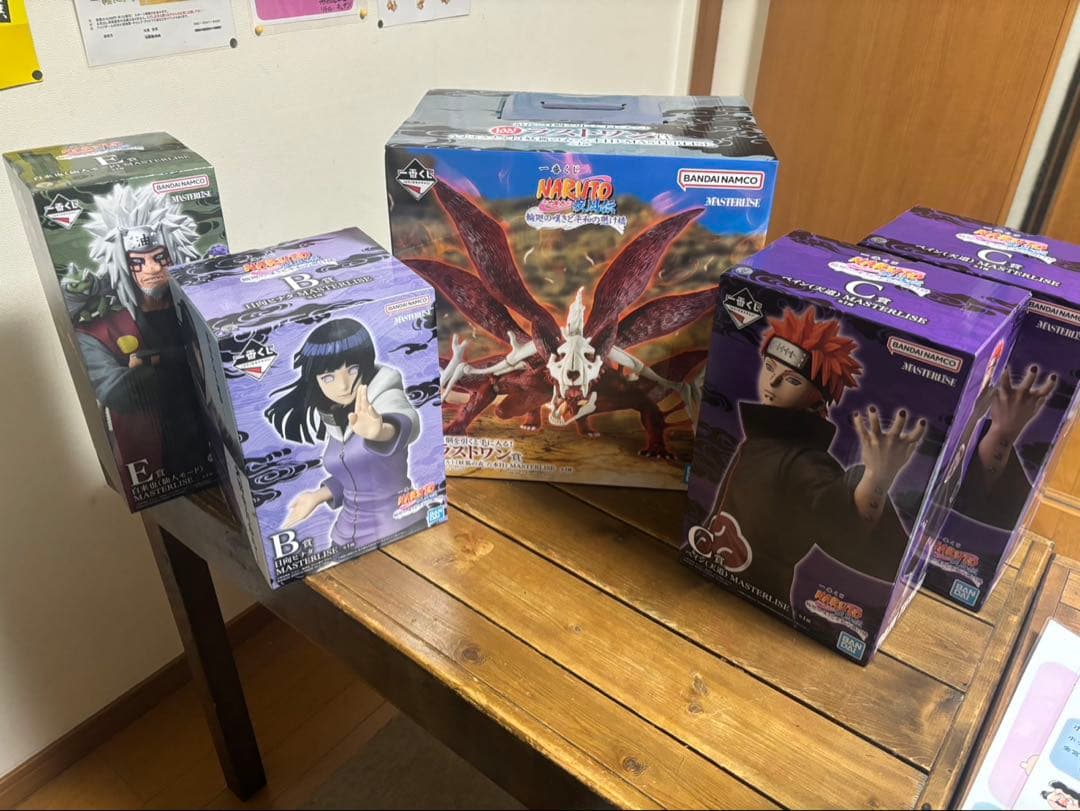 一番くじ NARUTO-ナルト- 疾風伝 輪廻の嘆きと平和の懸け橋 景品セット