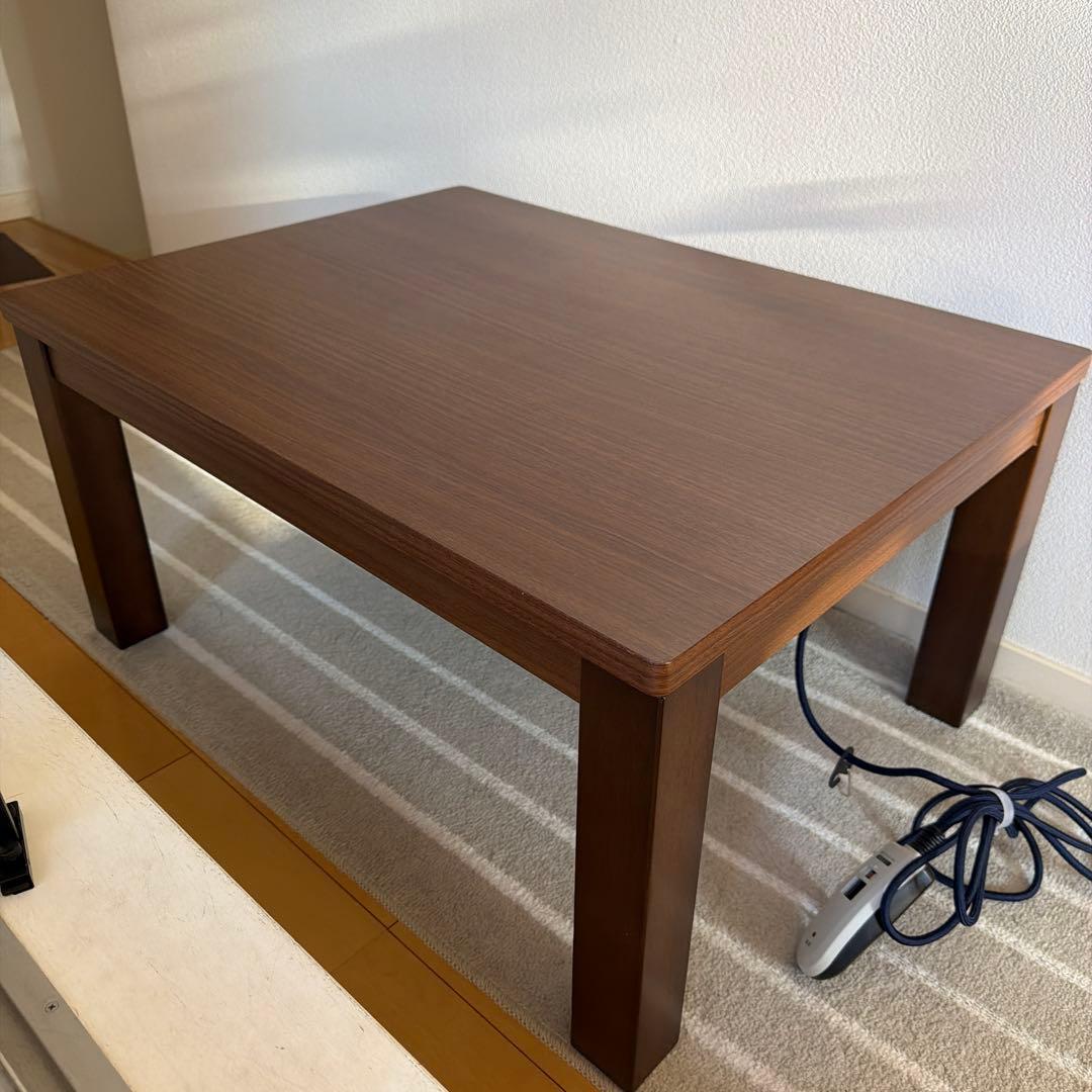 【美品】こたつテーブル・こたつ布団•上掛けのセット