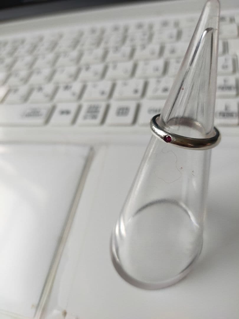 w*e様 【極美品】□ティファニー　リング8号　スタッキングバンド　シルバー　指