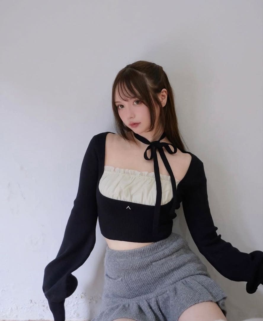 トップス andmary Mew frill tops