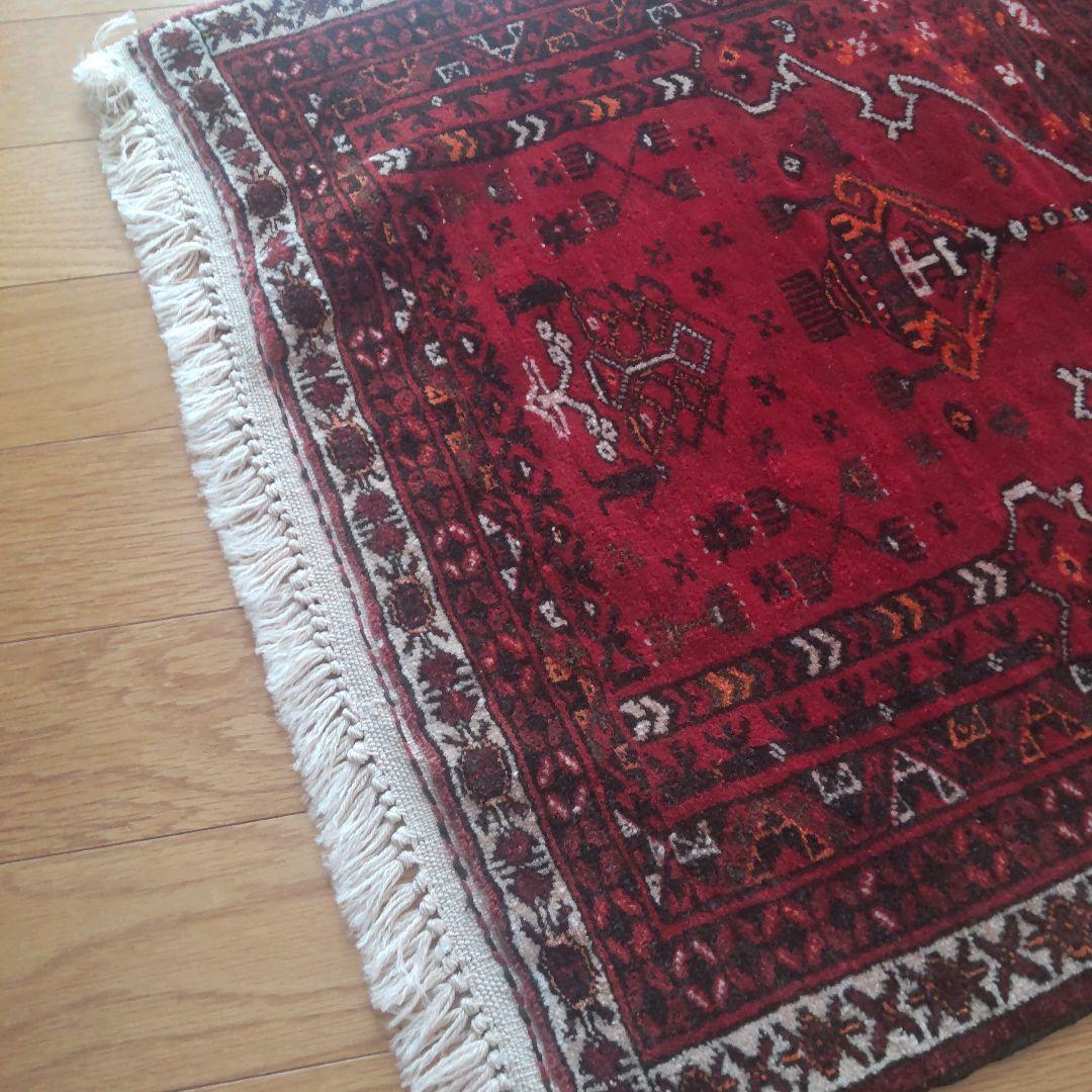 ヴィンテージラグ トルクメンメヘラブラグ アクタス - メルカリ