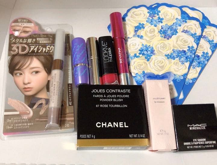 CHANEL シャネル チーク 口紅 アイシャドウ デパコス 化粧品 まとめ売り