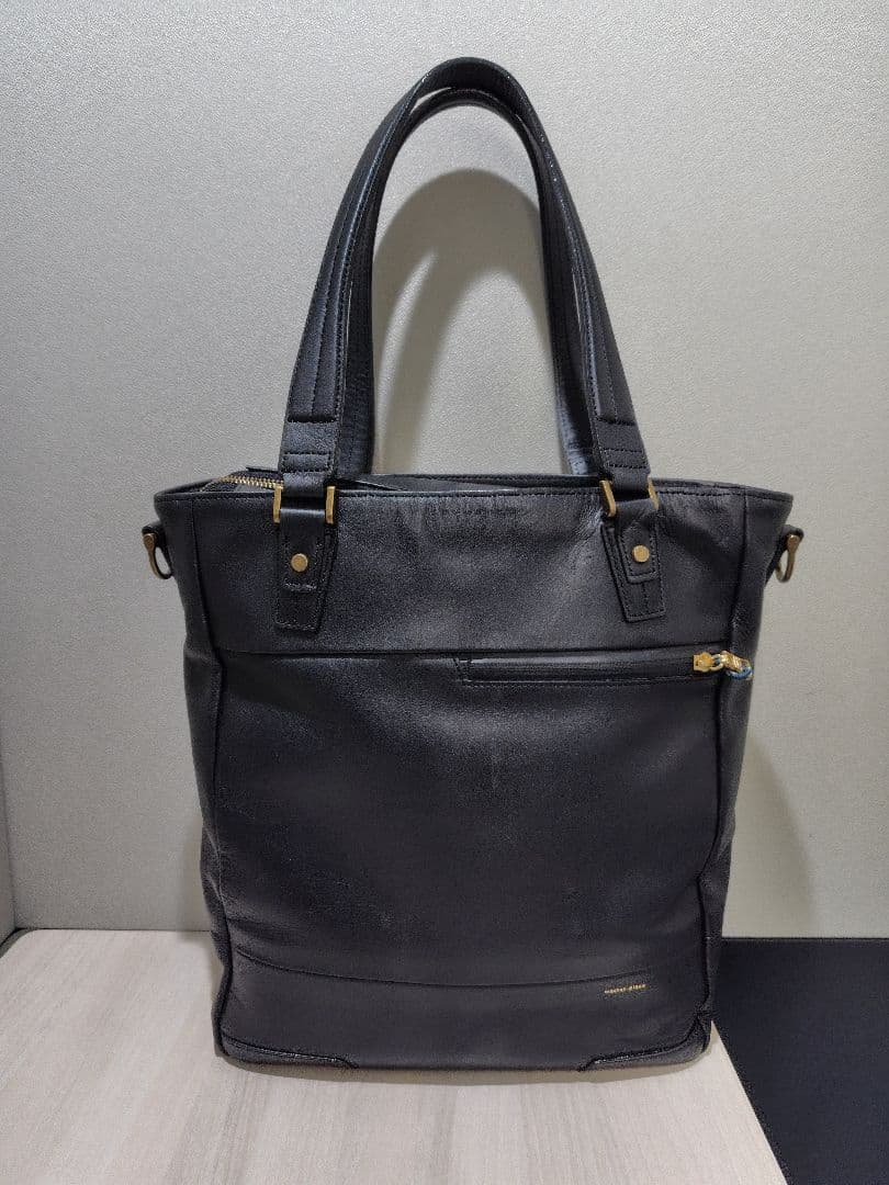Master-piece Gloss 2WAYトートバッグ ブラック