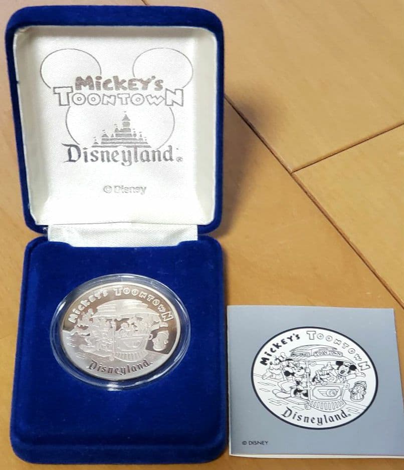 アナハイム　ディズニーランド　トゥーンタウン　オープニング記念シルバー