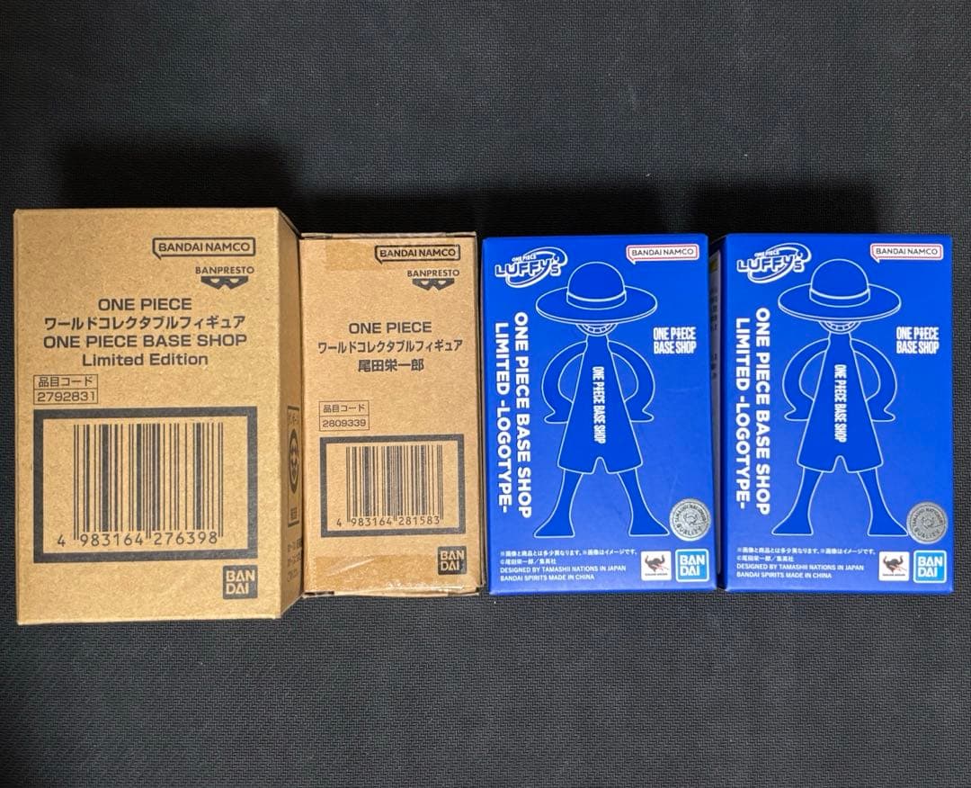 4点set◇ワンピースベースショップ ワーコレ Luffy's 尾田栄一郎