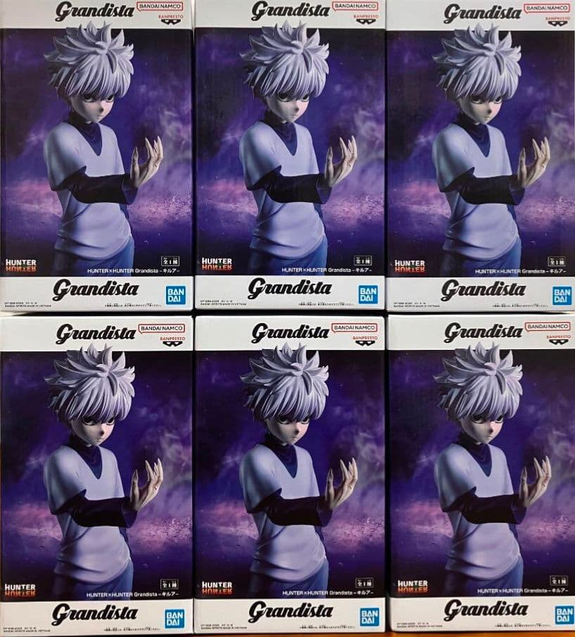 ハンターハンター　Grandista キルア フィギュア 　6個セット⑤