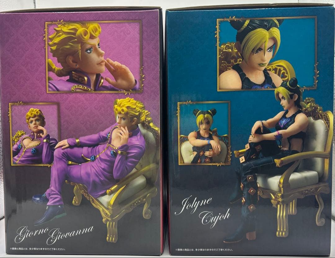 一番くじ　ジョジョワールド　E賞 ジョルノ・ジョバーナ　F賞 空条徐倫セット