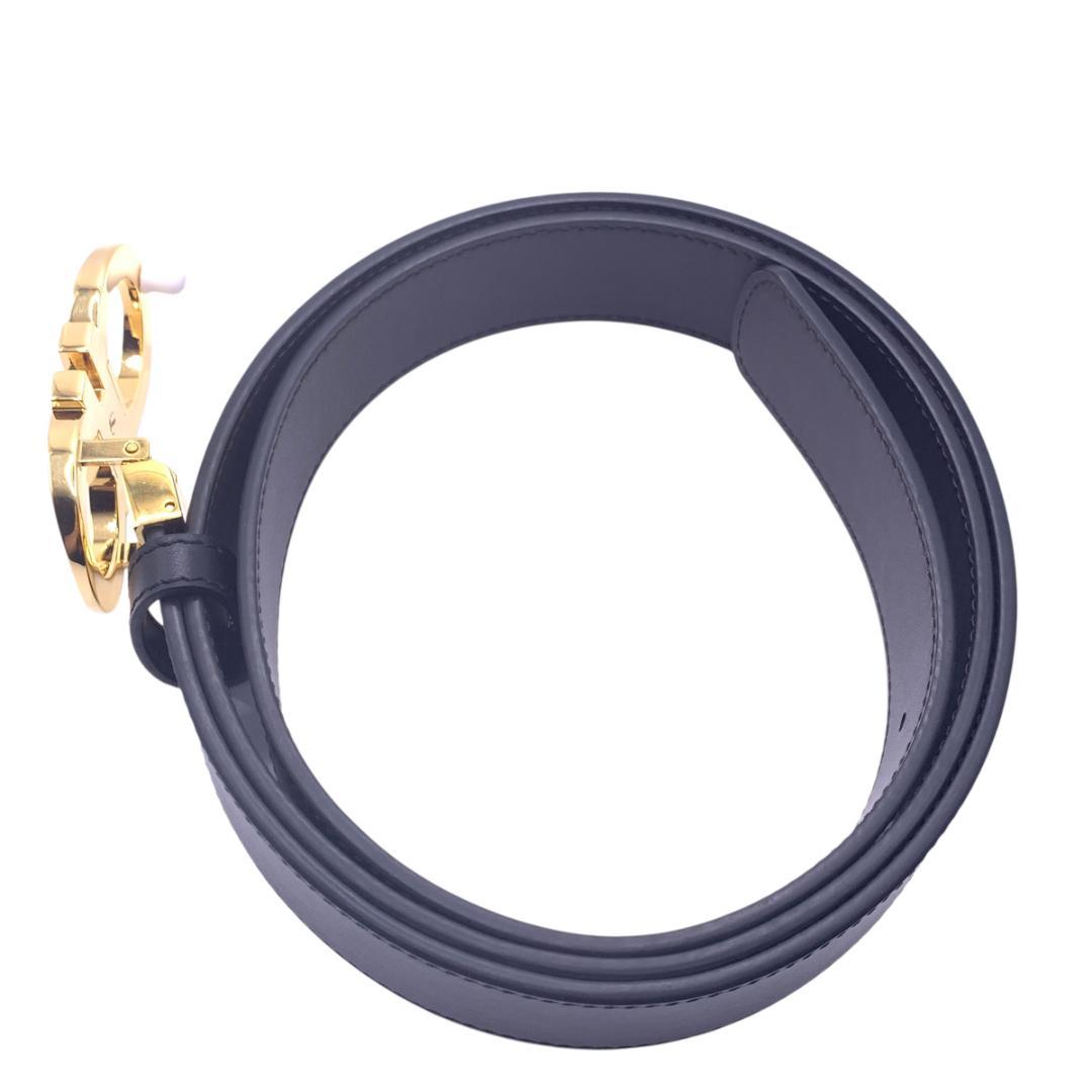 美品Ferragamo フェラガモ ベルト リバーシブル 調整可 最大120cm