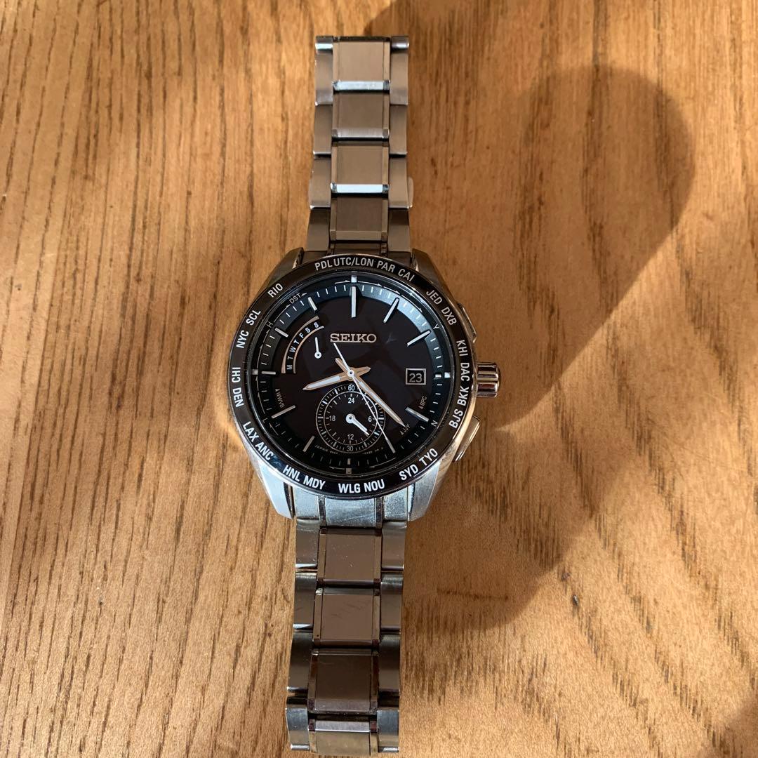 SEIKO ブライツ　ブラック アナログ時計