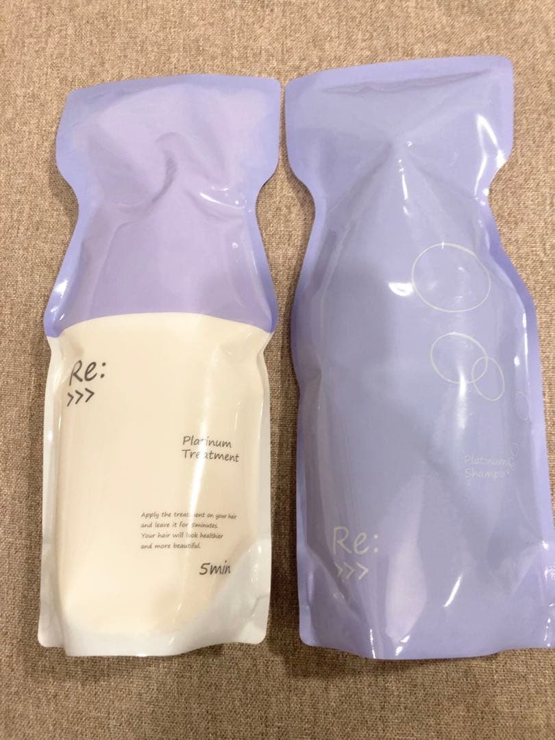 アジュバン Re プラチナム　シャンプー600ml　トリートメント600g