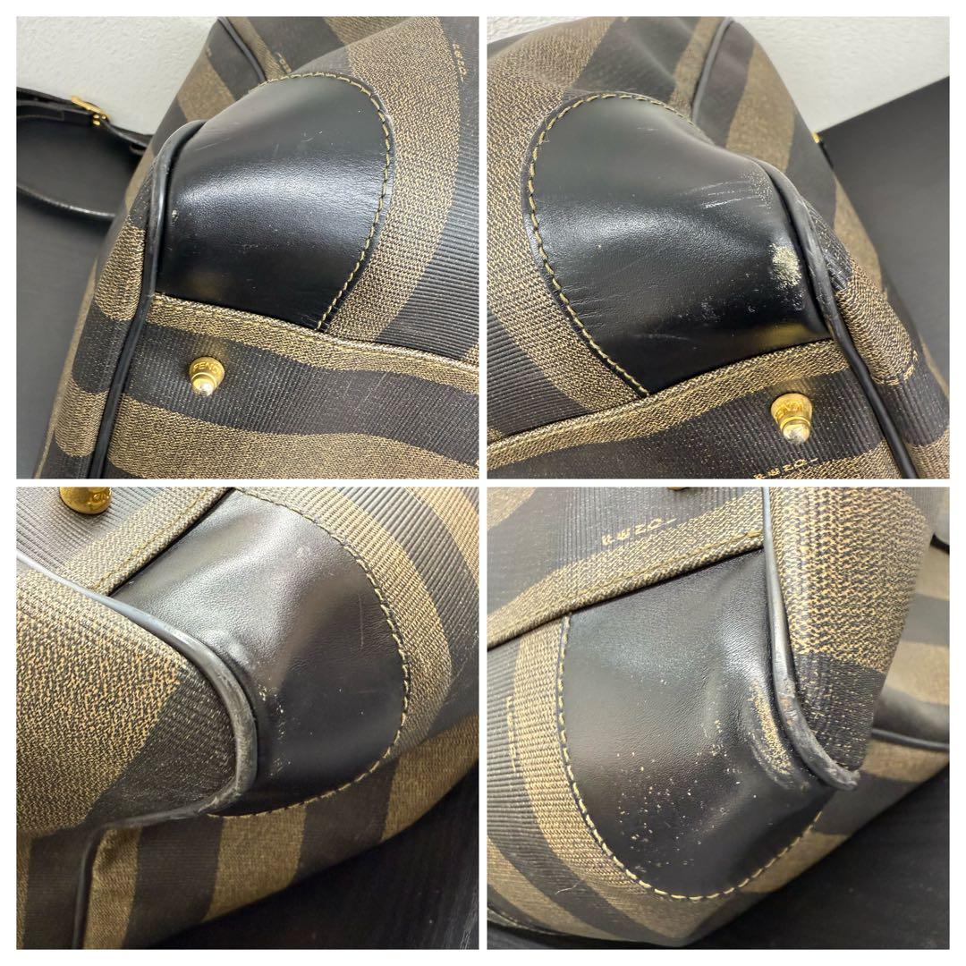 ナオト様専用 フェンディ ペカン 2WAY ボストンバッグ 大容量 ブラウン