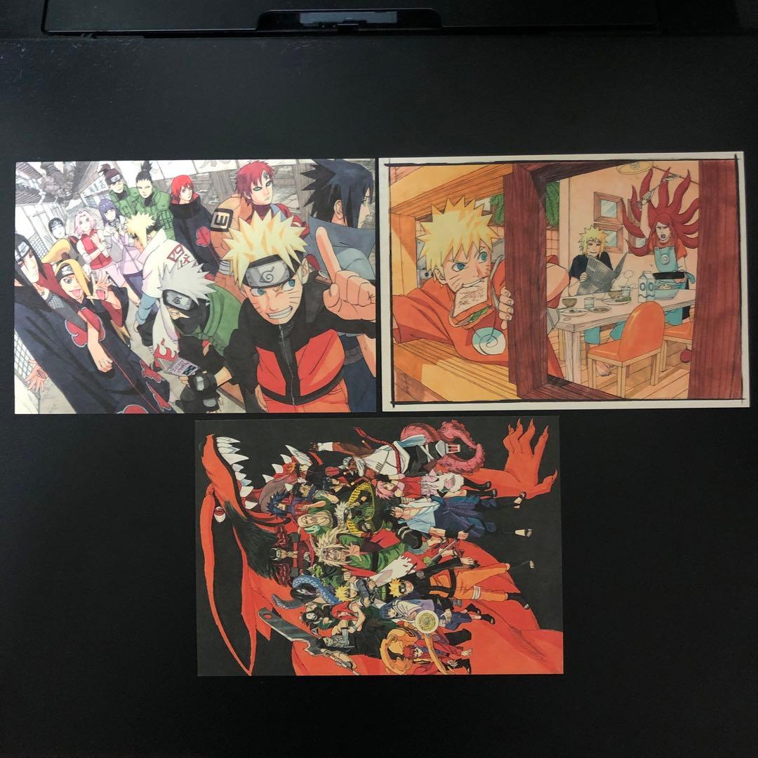NARUTO–ナルト ポストカード 3枚 アイスクリーム様専用 - メルカリ