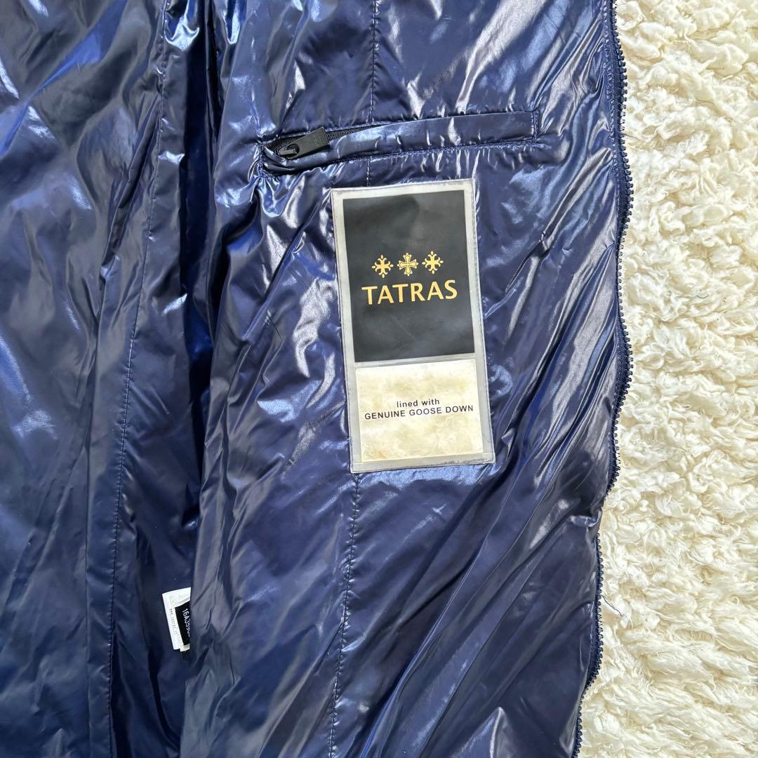 ぱどのん様専用 タトラス ダウンコート 紺 02 M ラクーンファー