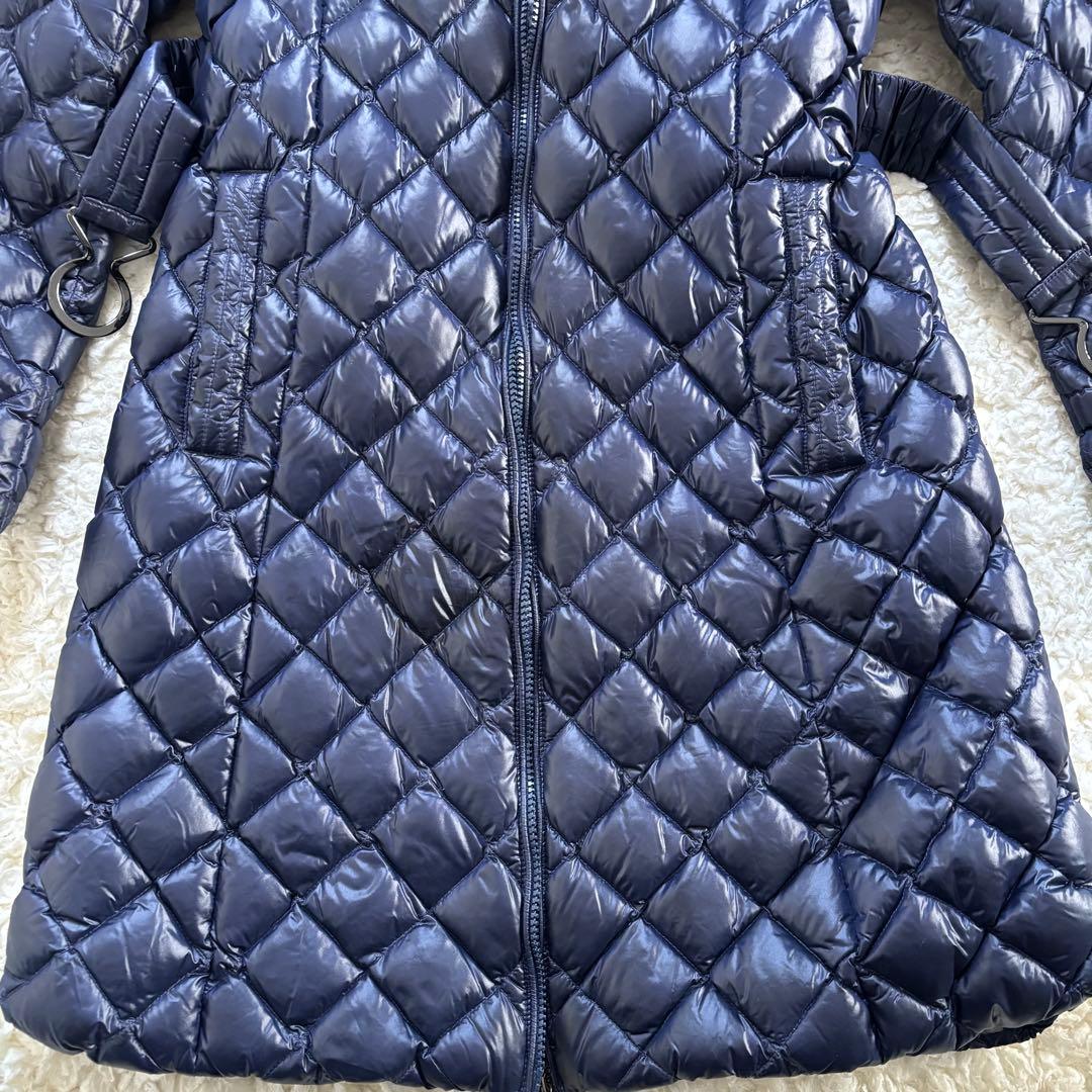 ぱどのん様専用 タトラス ダウンコート 紺 02 M ラクーンファー