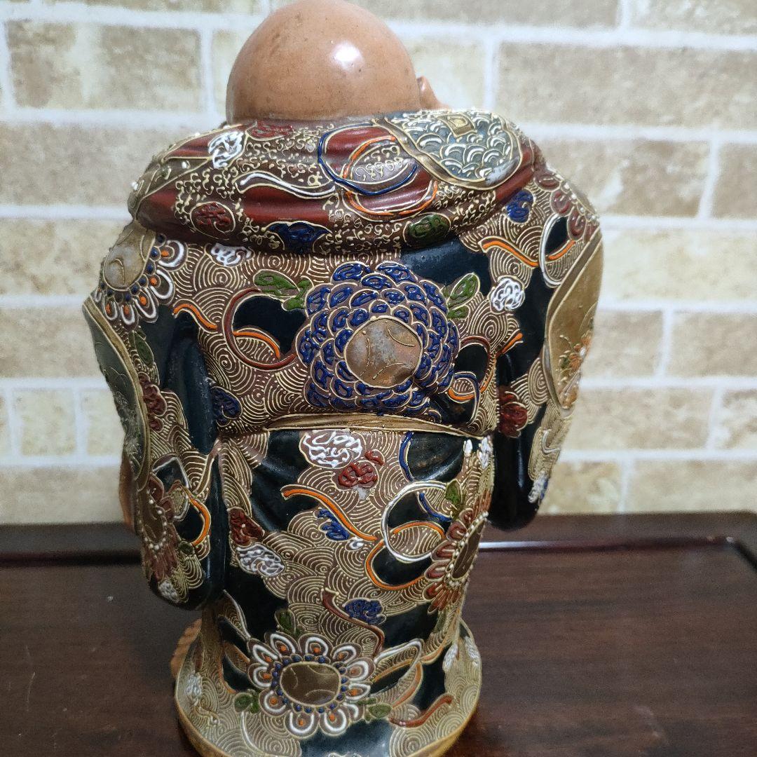アンティーク】九谷焼 布袋様 金彩 陶器製 布袋像 七福神 - メルカリ