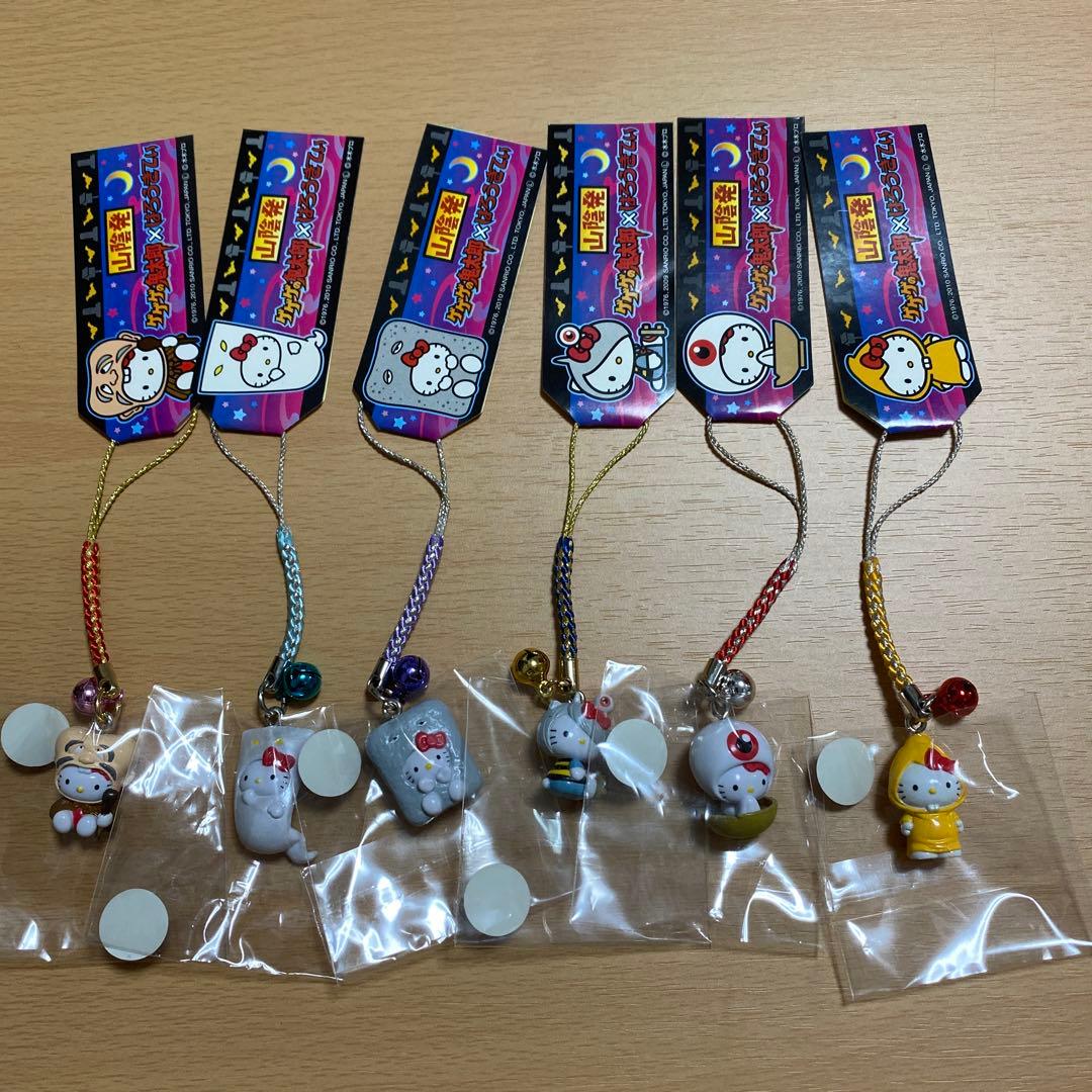 ご当地キティ 根付け 山陰発 ゲゲゲの鬼太郎 全6個セット