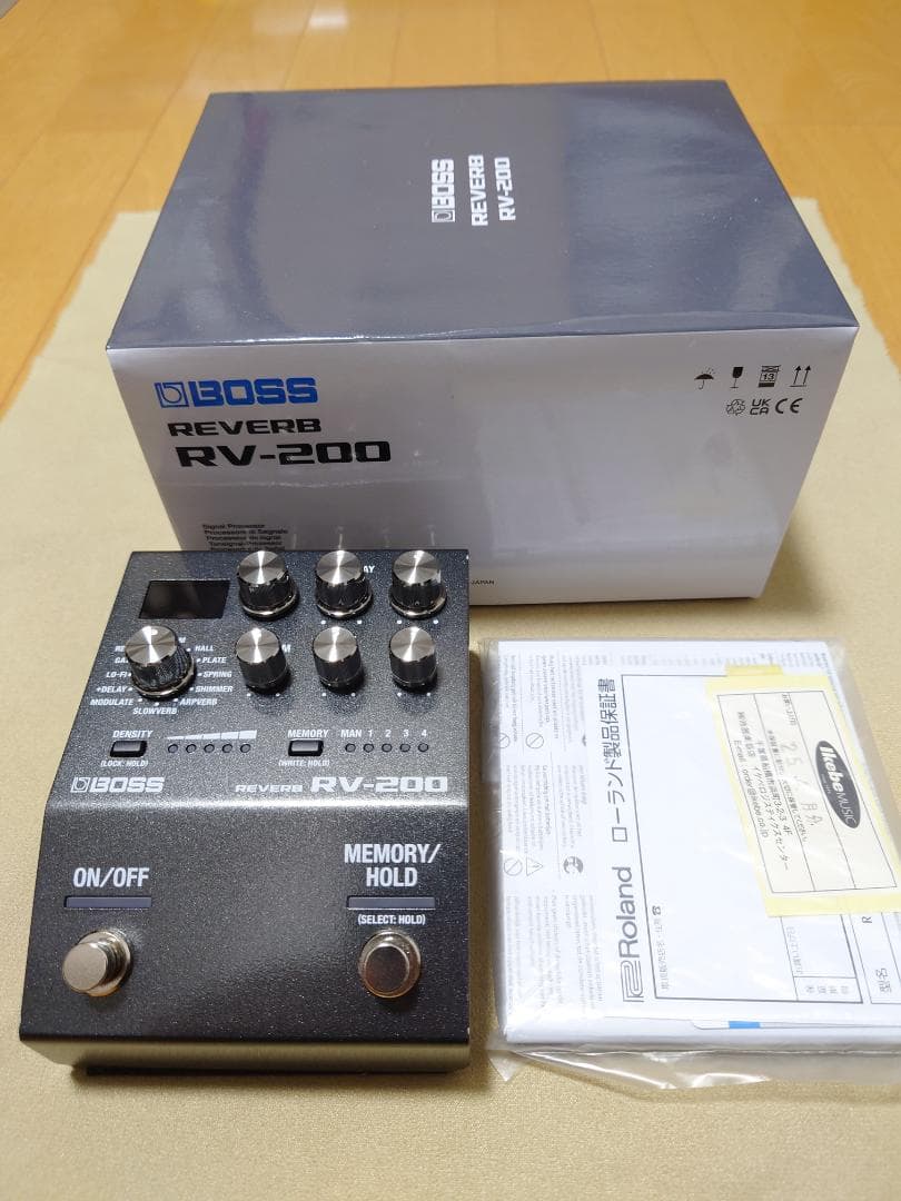 【保証残】BOSS RV-200 Reverb （アダプター2860円相当付）