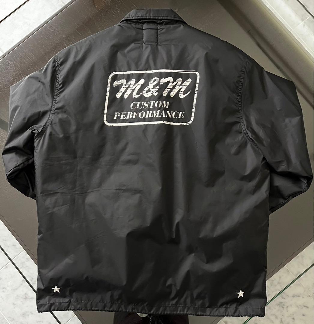 M&M ボアコーチジャケット キムタク 希少 ブラック Mサイズ - メルカリ
