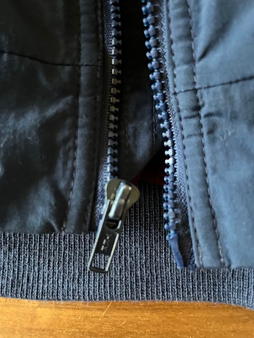 極上　L.L.Bean エルエルビーン ウォームアップジャケット ネイビー　紺色