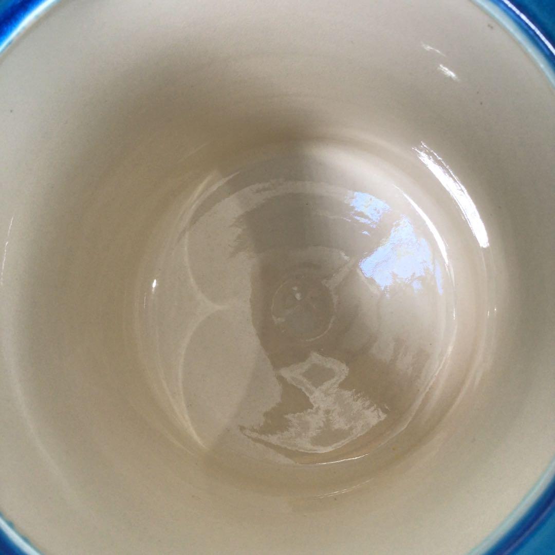 S6 水指 『中村翠嵐造』『浅黄交趾』『間取松竹梅文』 共箱 茶道具