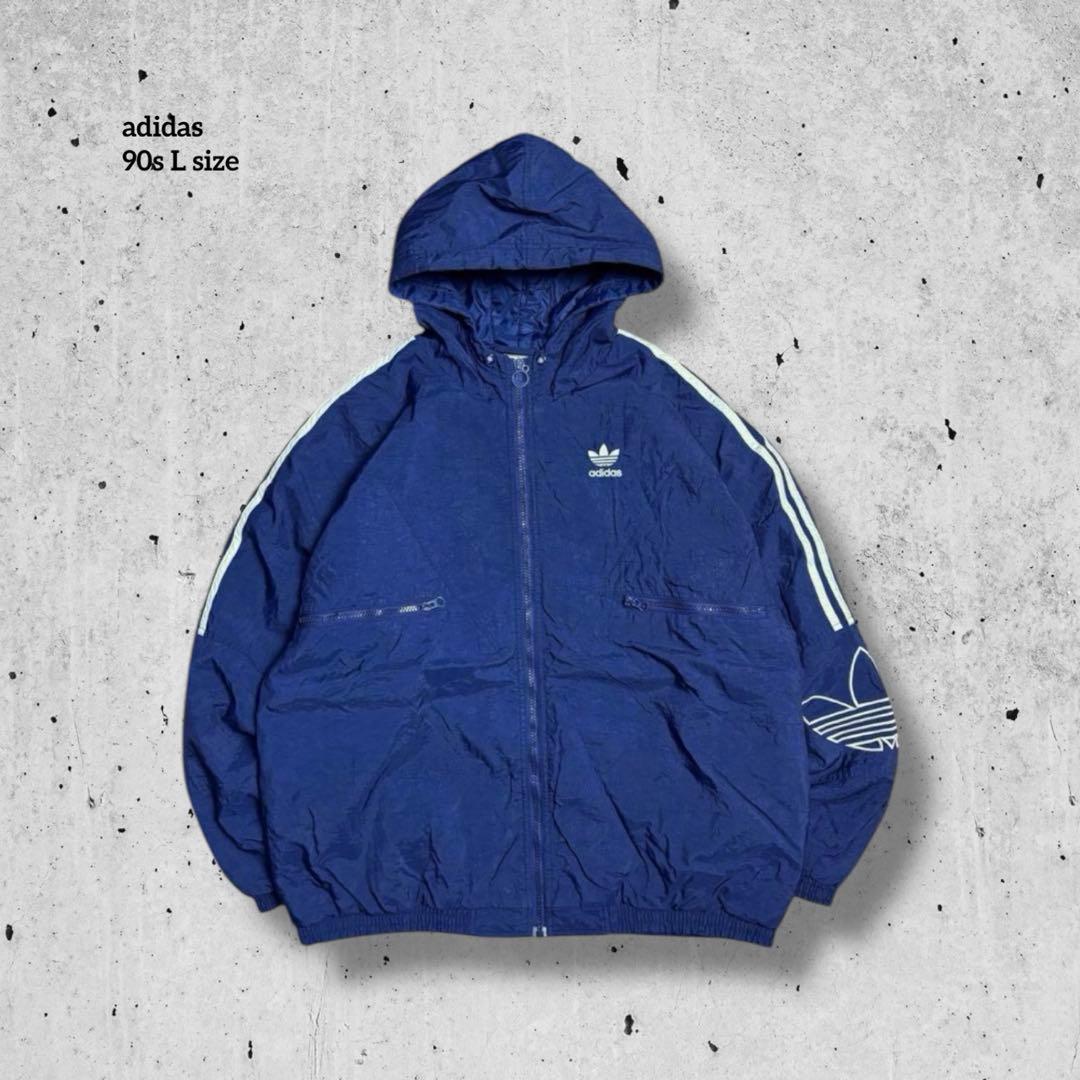 【パーリーピーポー 様】90s古着adidasアディダスナイロンジャケット
