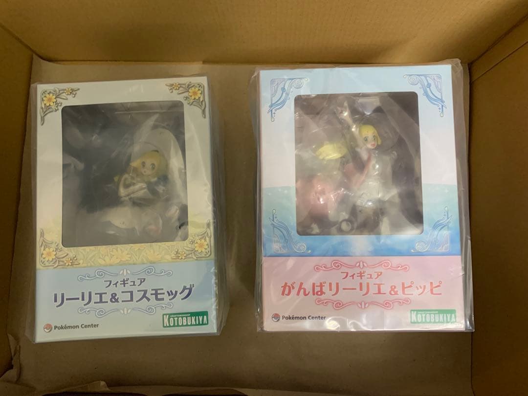 【未開封2点セット】①リーリエ＆コスモッグ ②がんばリーリエ&ピッピ
