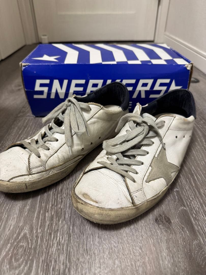 GOLDEN  Superstar レザー スター ホワイト IT43