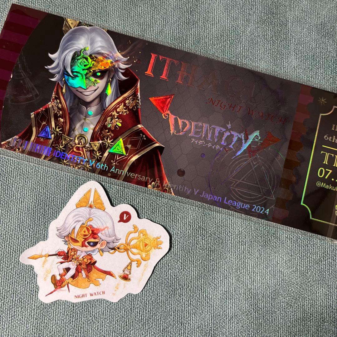 第五人格 IJL プレイオフ 入場特典 チケット ステッカー 夜の番人