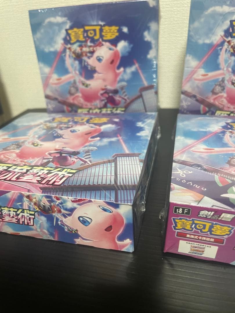 中国版ポケモンカード「宝可梦 经典芸術ミュウ未開封BOX（シュリンク