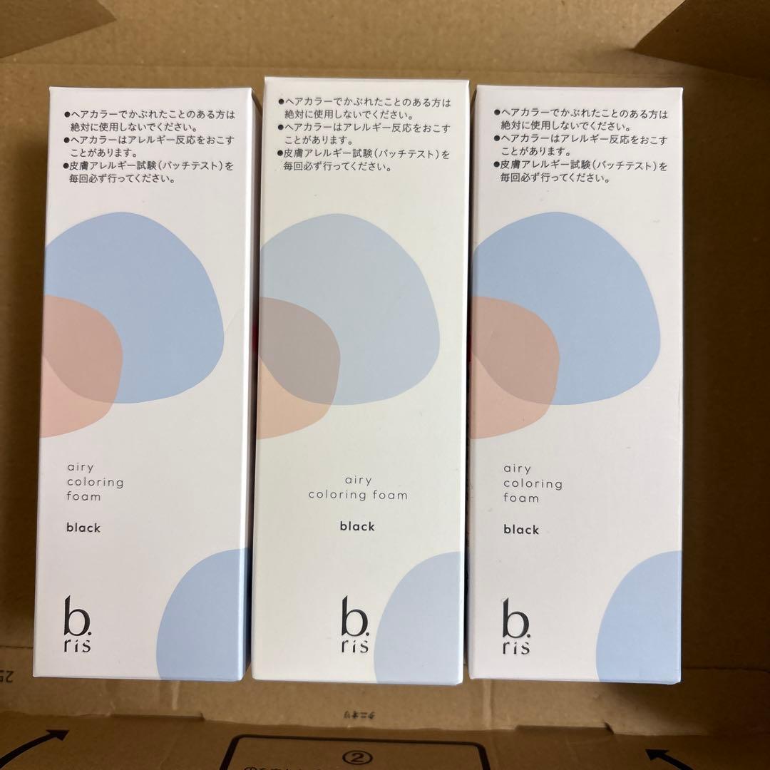 カラーリング・白髪染め b ris airy coloring foam black