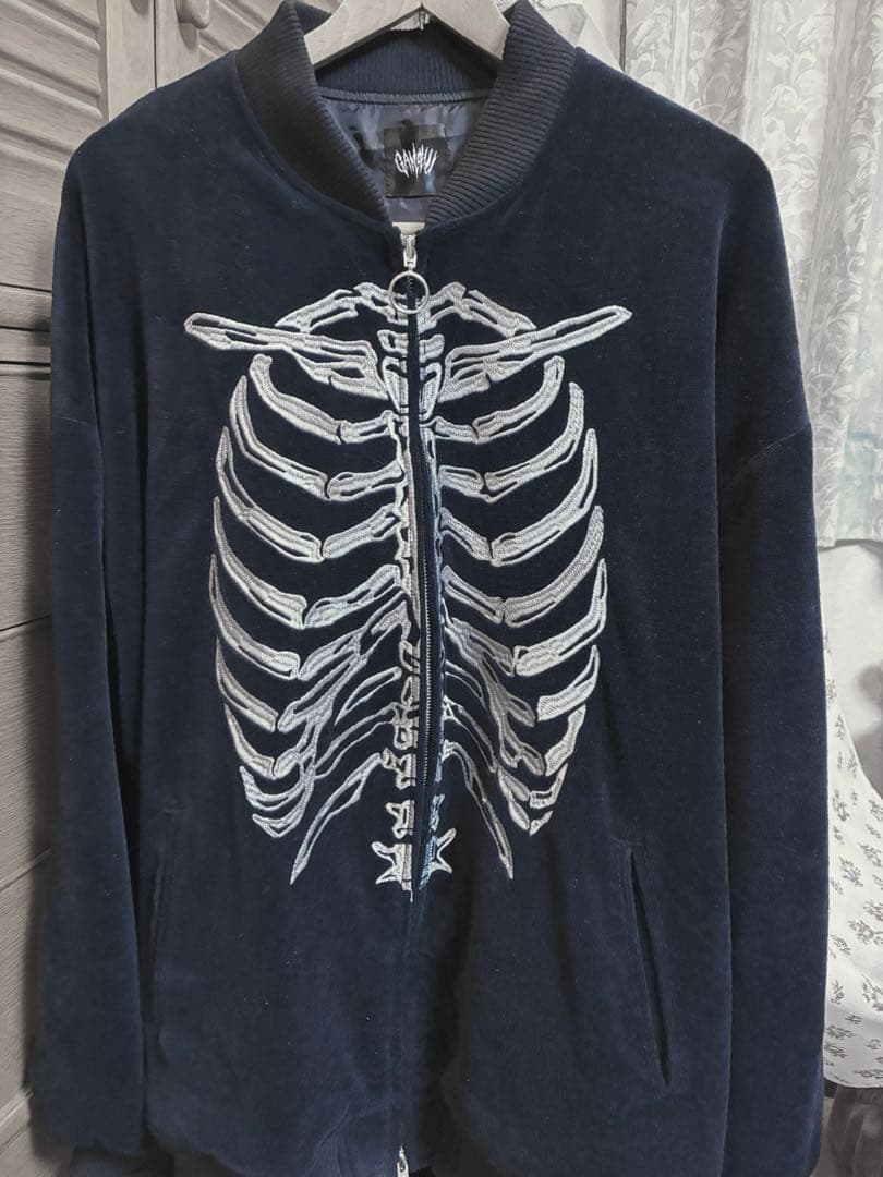 美品 Gamchu『Ascah/アスカ』Velour sukajan ブラック