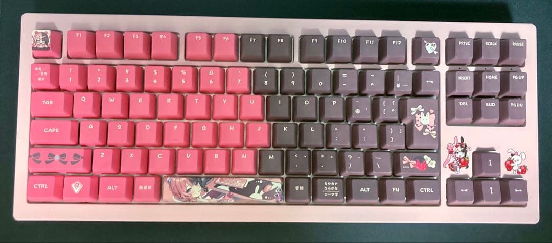 VSPOGEAR ゲーミングキーボード 橘ひなの ぶいすぽ