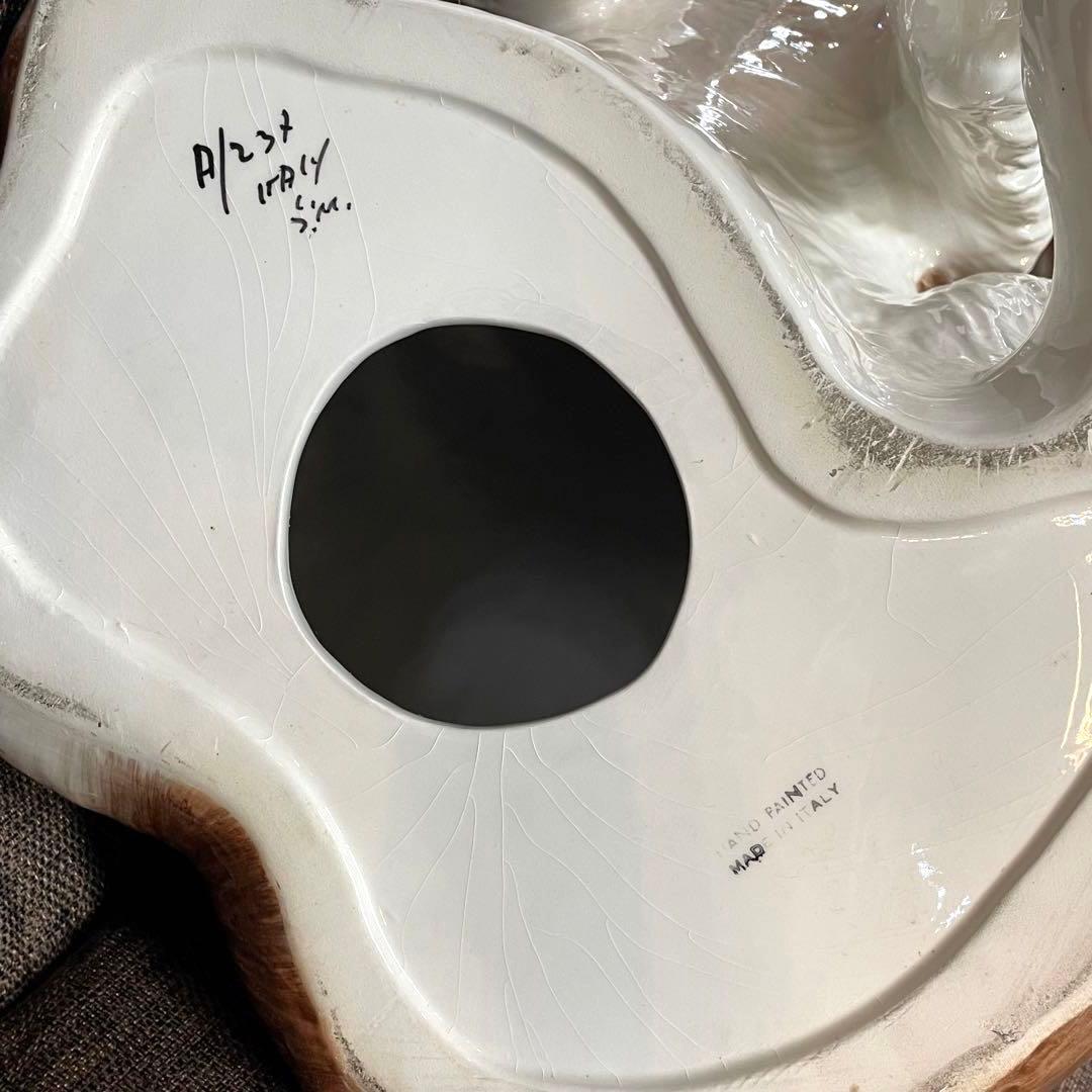 イタリア製】セントバーナード 置き物 オブジェ 等身大 陶器 犬 - メルカリ