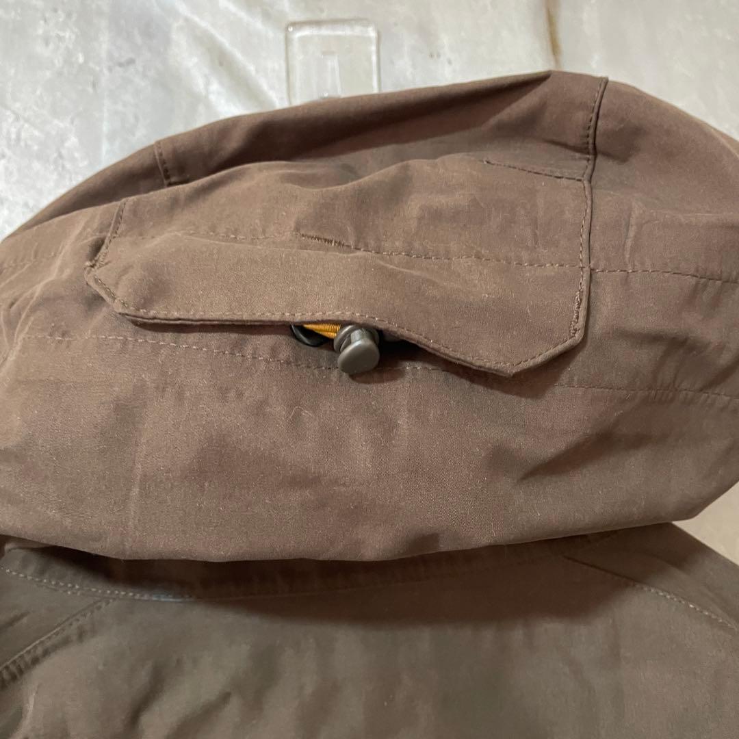 Burtonバートンスキーウェアスノーボードジャケットパーカーフード茶色