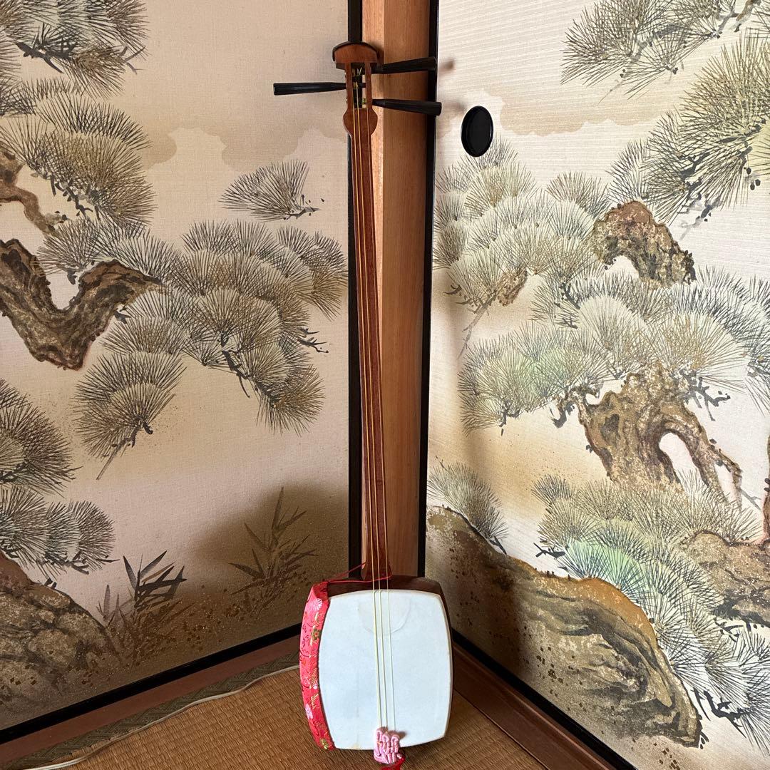 長唄三味線 花梨 三味線　細棹　阿波おどり