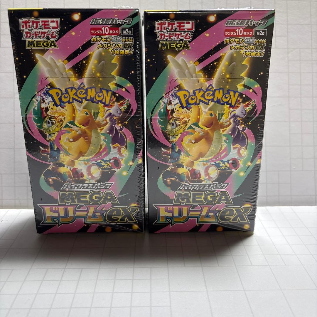 MEGAドリームex 【2BOX シュリンク付き未開封】 ポケモンカード - メルカリ