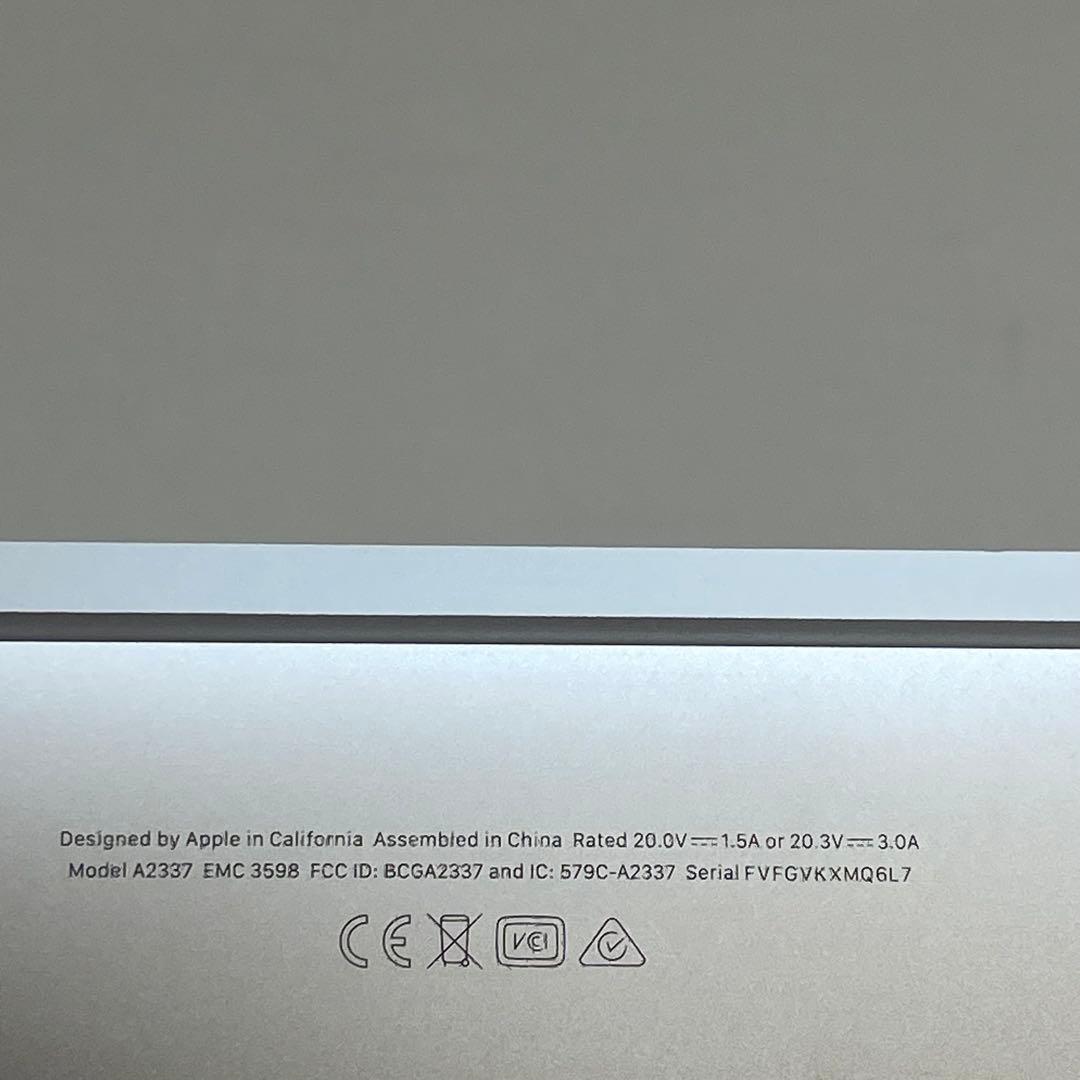 MacBook本体 Macbook Air 2020 13.3inch M1 8GB SSD256G