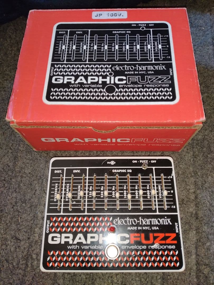 ギター electro-harmonix GRAPHIC FUZZ Electro-Harmonix Graphic Fuzz EQ / Distortion / Sustainer | Reverb