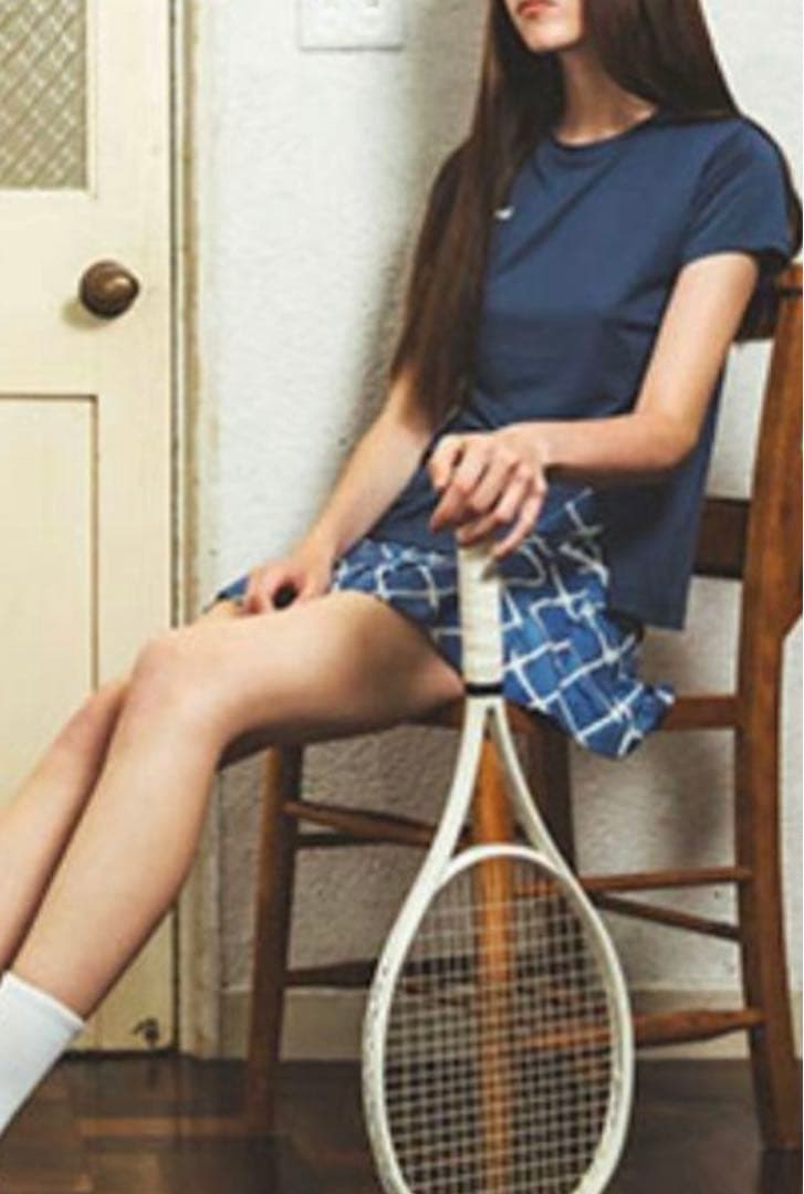 アドミラル 2025SS最新作 サイドアシメスリットTEE Tシャツ ネイビー