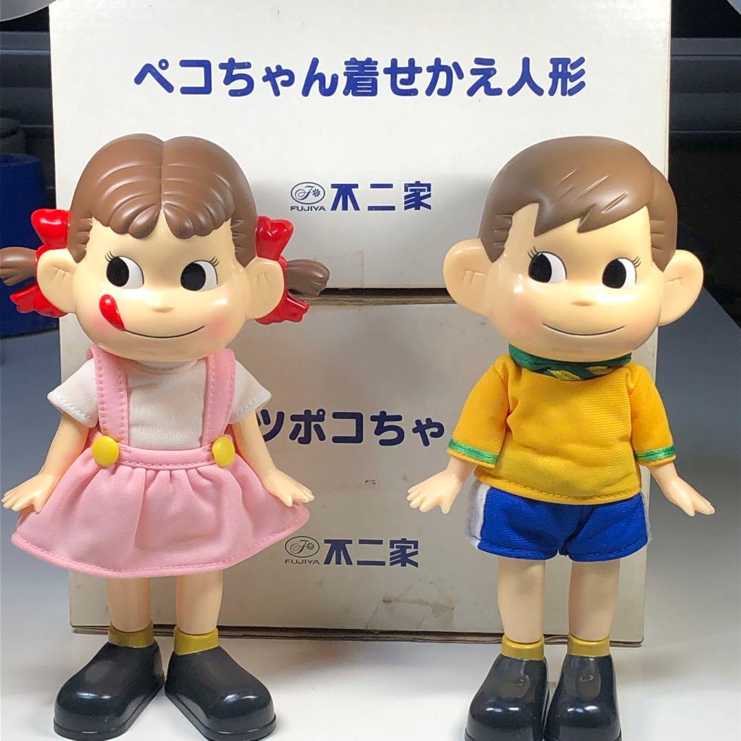 不二家 ポコちゃん・ペコちゃん着せ替え人形 - メルカリ