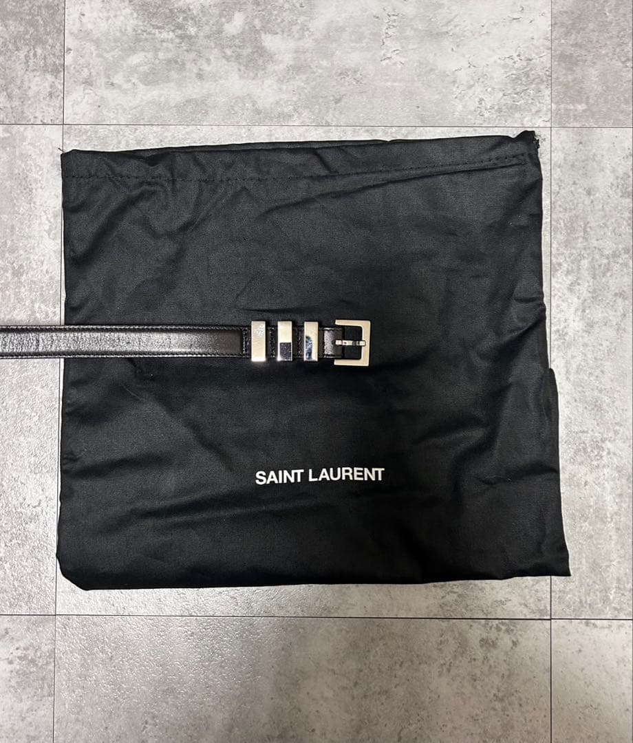 Saint Laurent SS14 3連ループ　ナローベルト　85