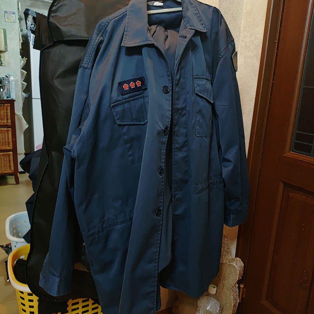 出動服 上下セット ワッペン付き マジックテープ仕様 4L