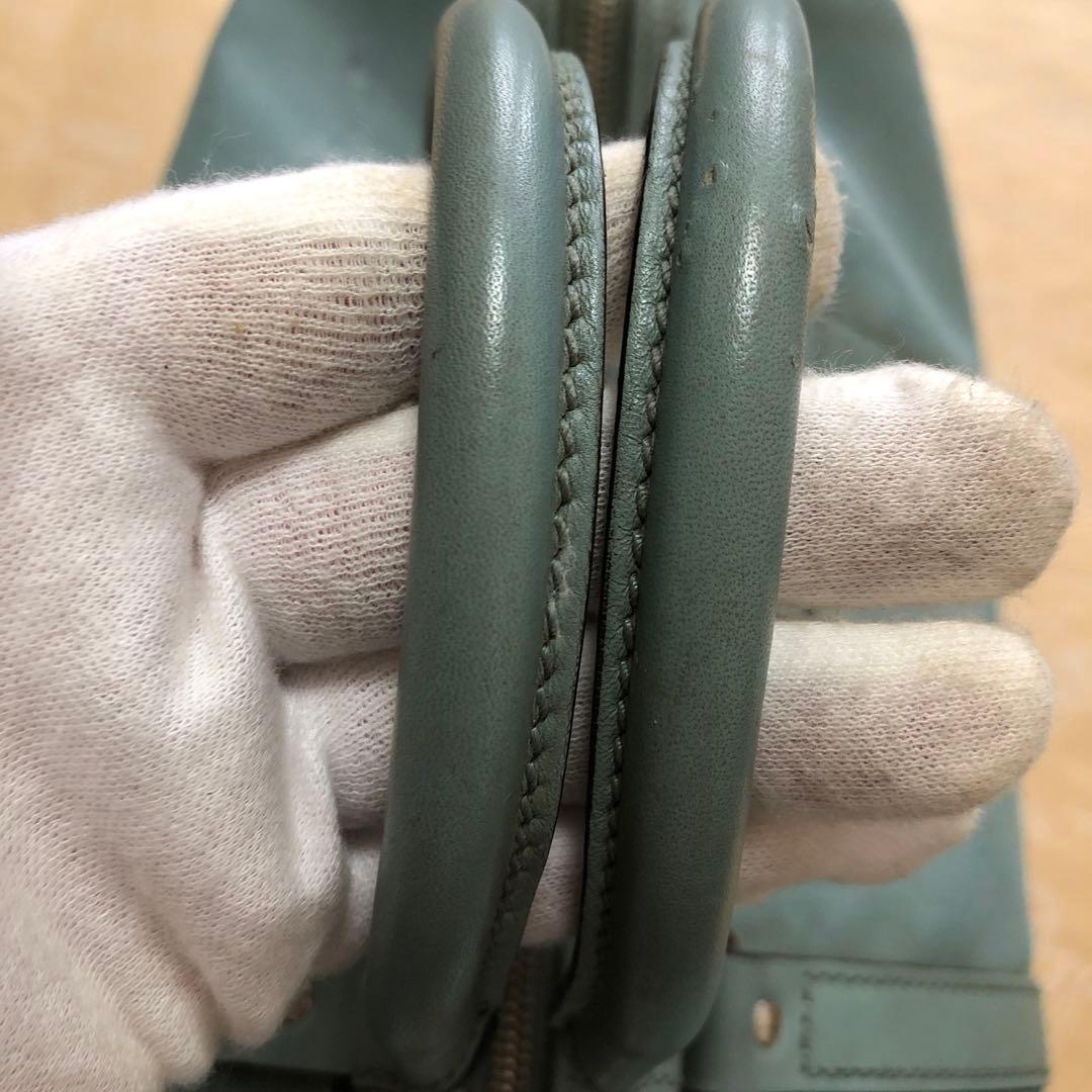 グッチ ハンドバッグ ミニボストン GGスプリーム 緑 FS389 - メルカリ