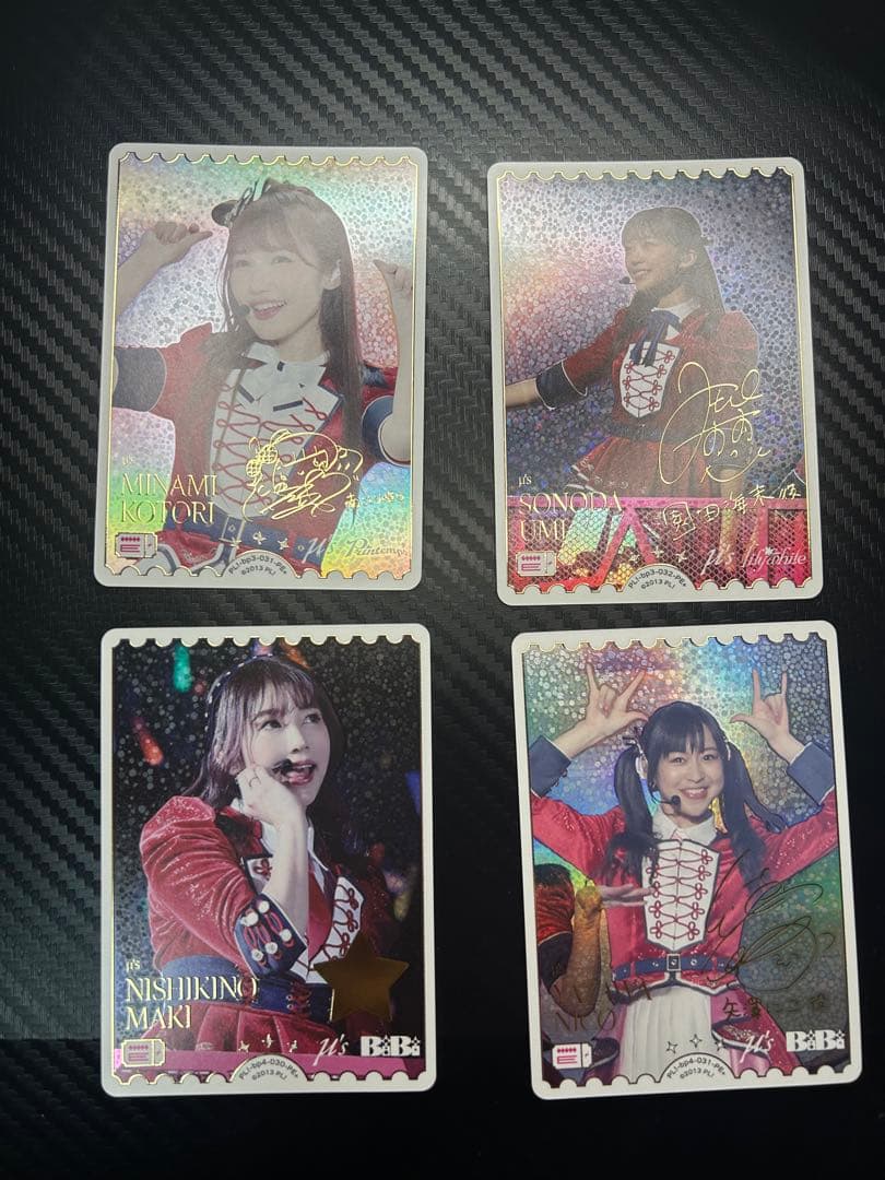 ラブライブ ラブカ μ's(ミューズ)pe+4枚セット